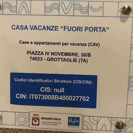 Affittacamere Fuori Porta Grottaglie Ngoại thất bức ảnh
